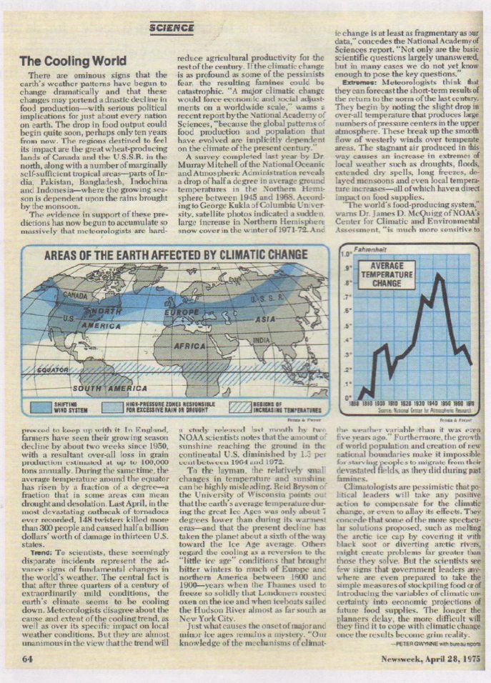 Newsweek Aquecimento Global